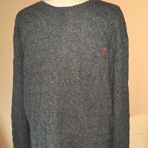 Polo by Ralph Lauren Gray Crewneck Sweater